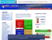 Tablet Screenshot of cambiolavoro.com
